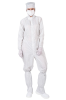Front Zipper ESD static work clothes Hooded Onesie Clean room jumpsuit