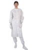 ESD clean room over the knee work suit stand collar long coat