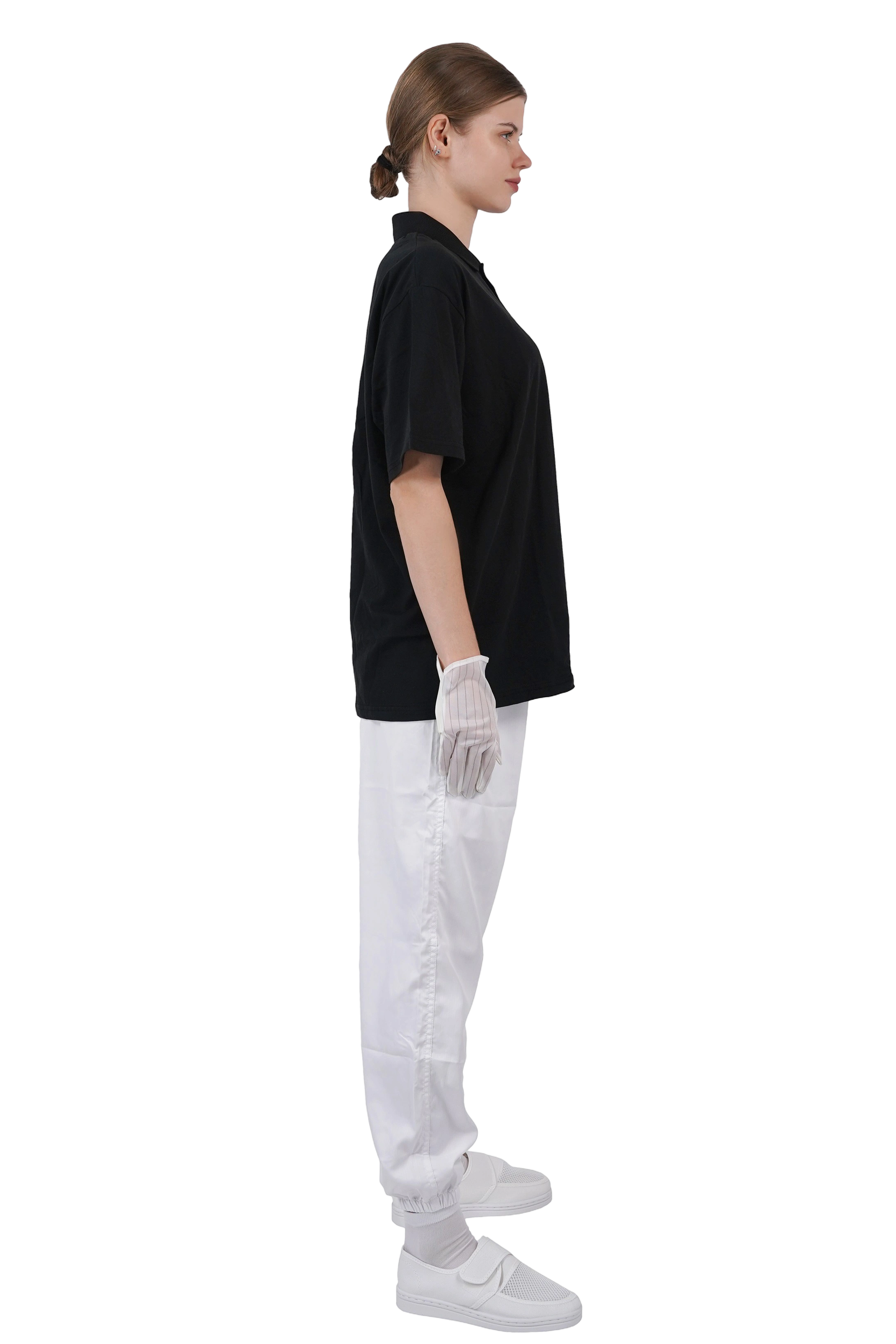 ESD T-shirt clean workshop anti-static short sleeve