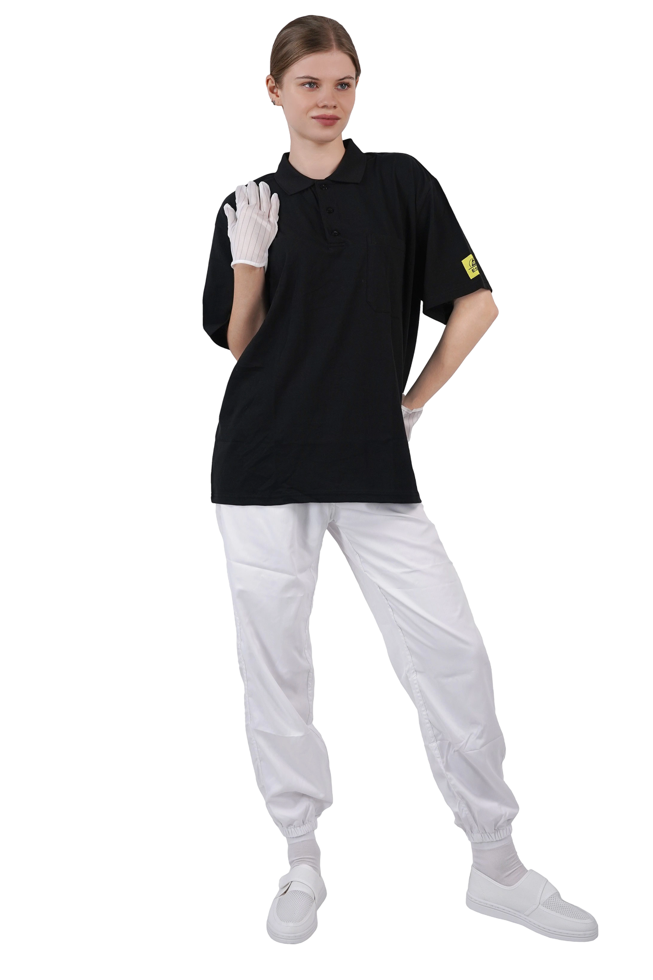 ESD T-shirt clean workshop anti-static short sleeve