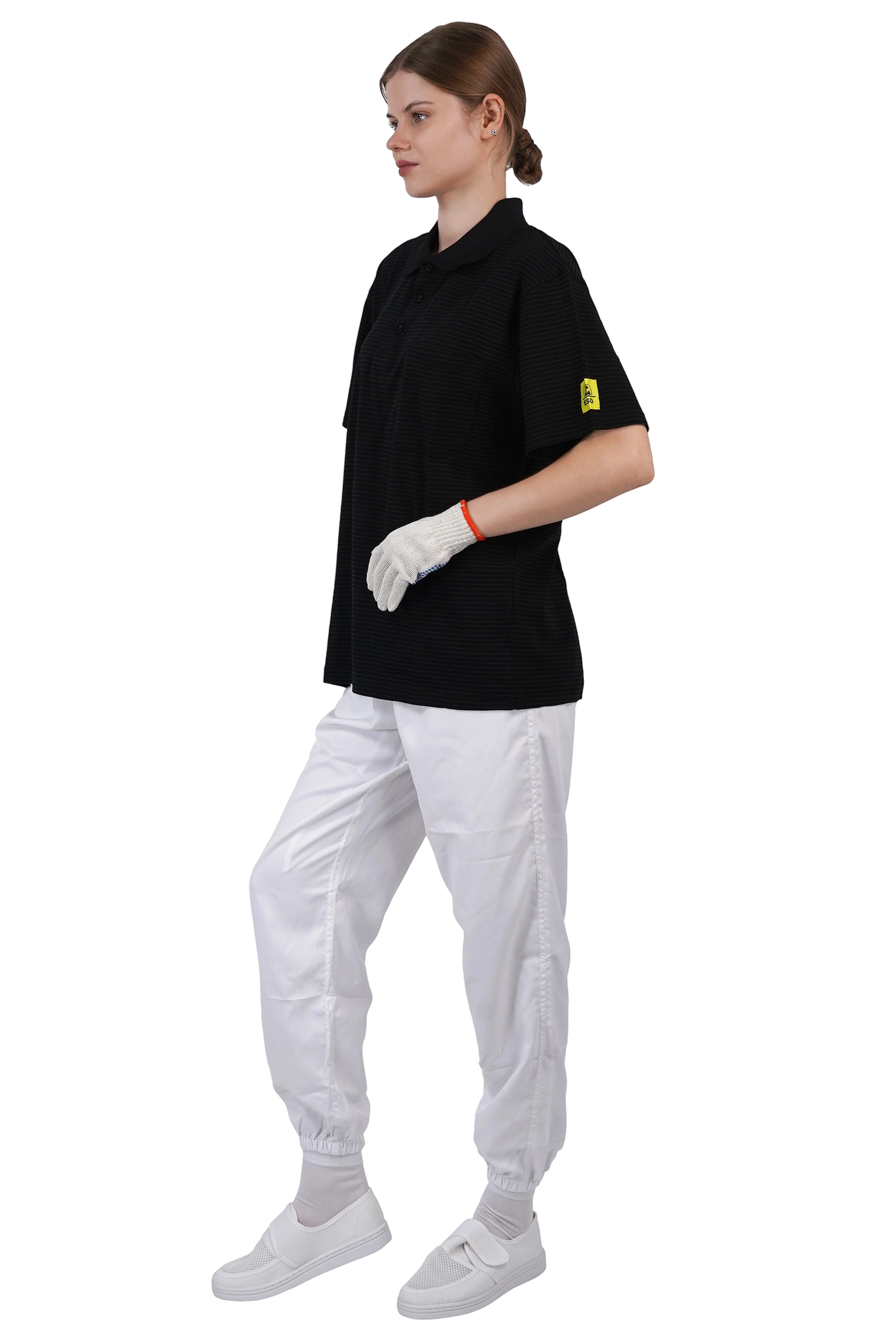 ESD T-shirt clean workshop anti-static short sleeve