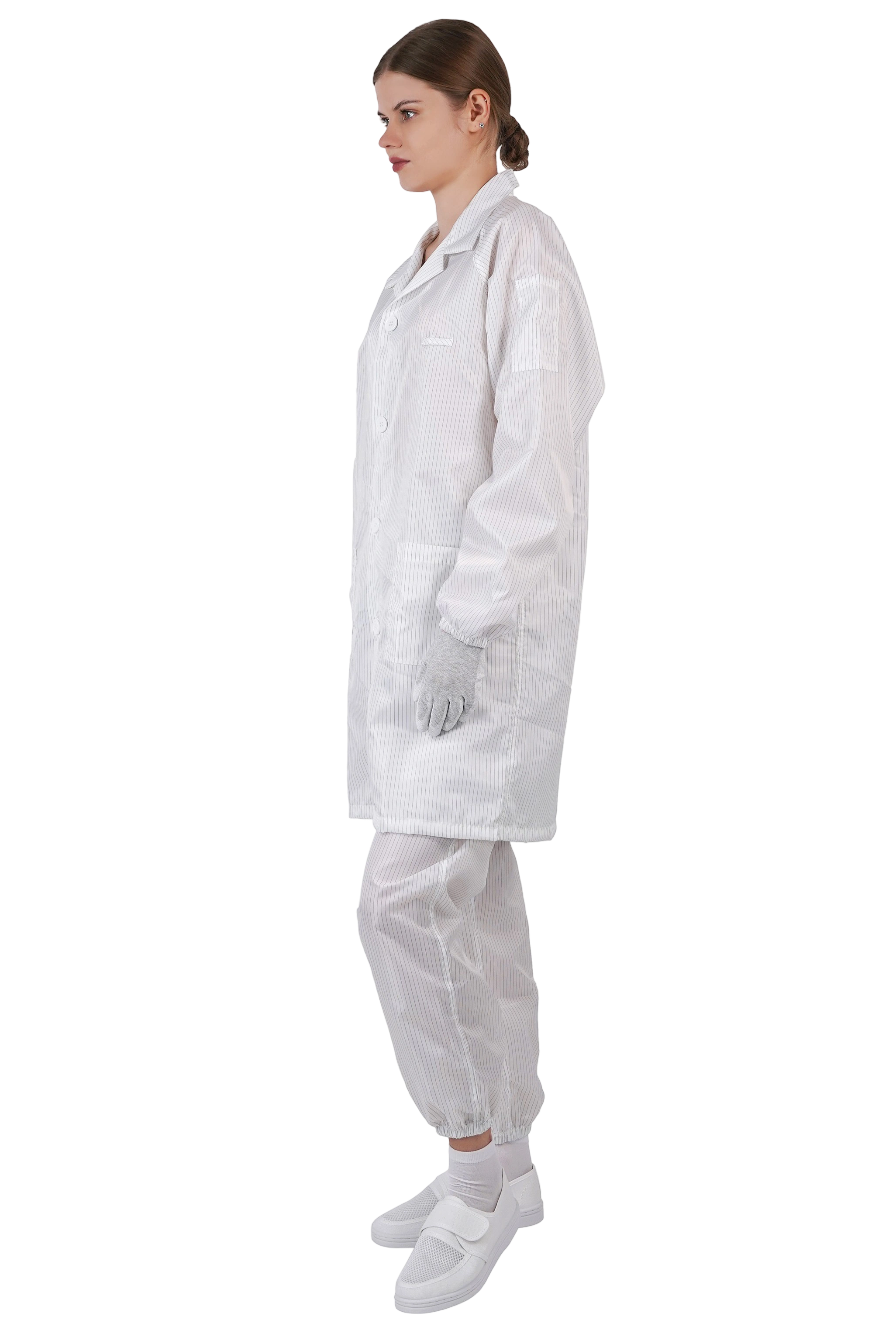 ESD anti-static lapel coat dust-free lab coat
