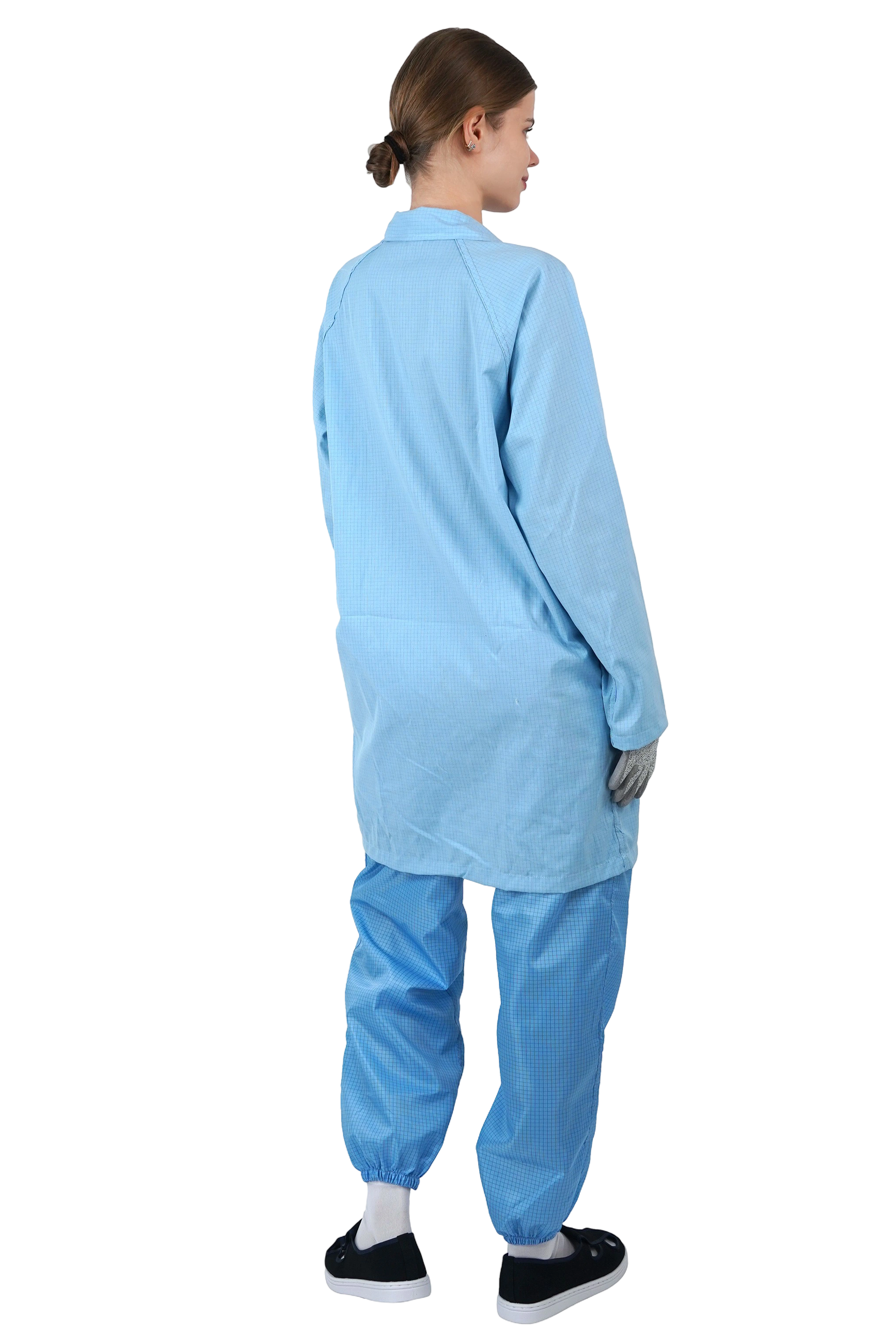 ESD TC cotton anti-static suit collar long coat Clean room work clothes