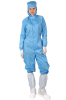 Front Zipper ESD static work clothes Hooded Onesie Clean room jumpsuit