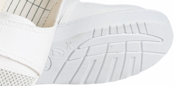 PVC sole anti-static mesh shoes
