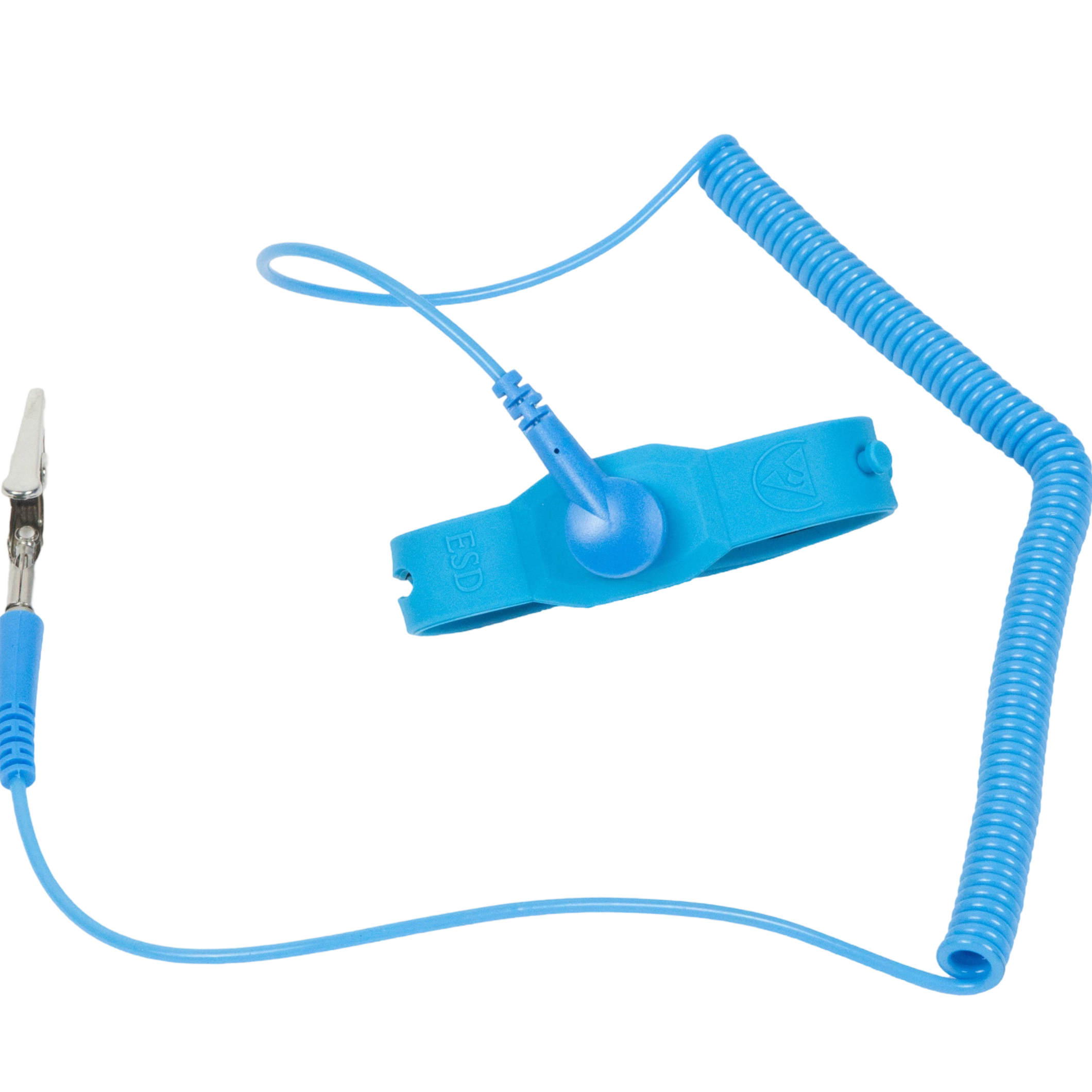 Anti-static silicone single-loop wristband