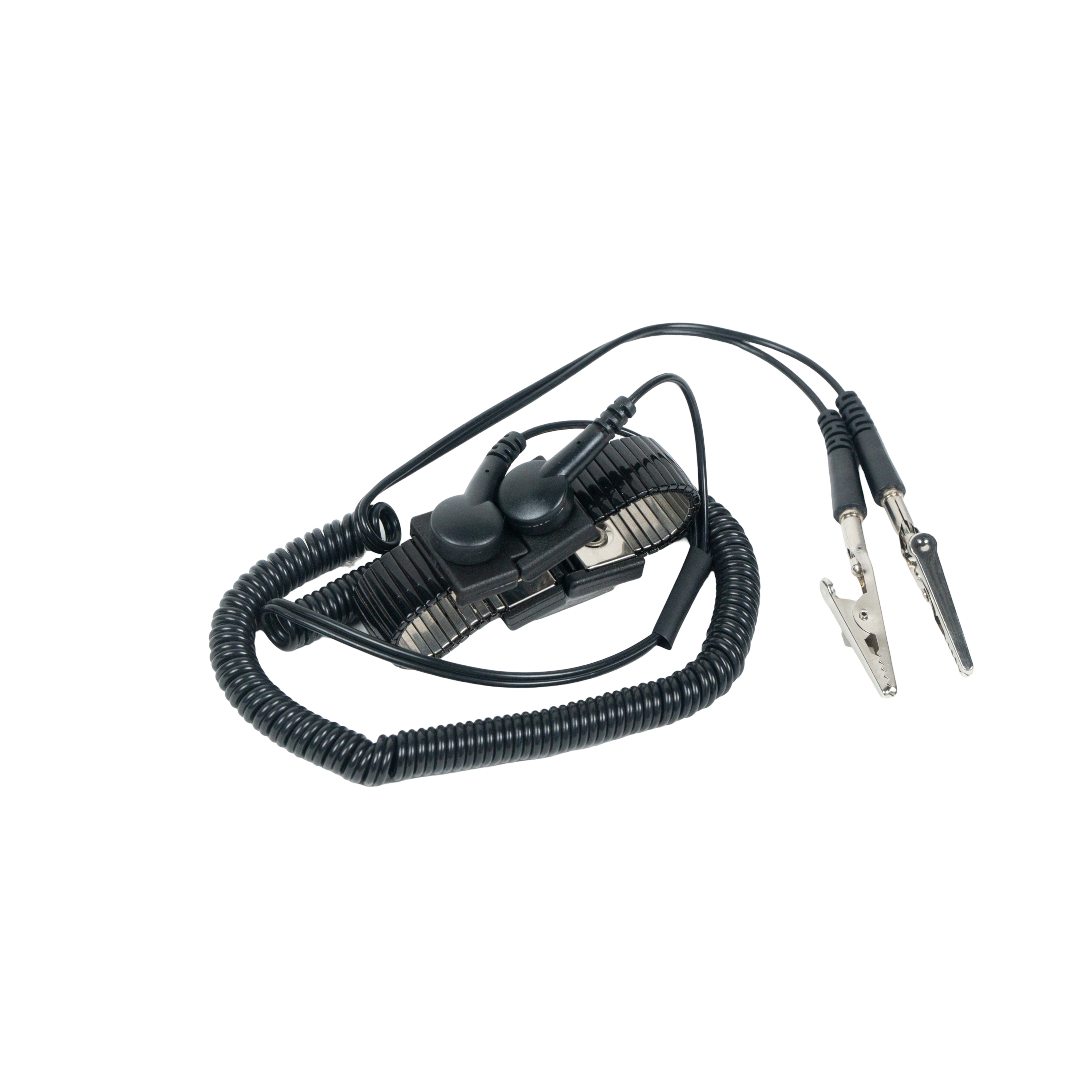 ESD double circuit metal wrist strap