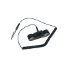 ESD wrist strap of black metal with single loop