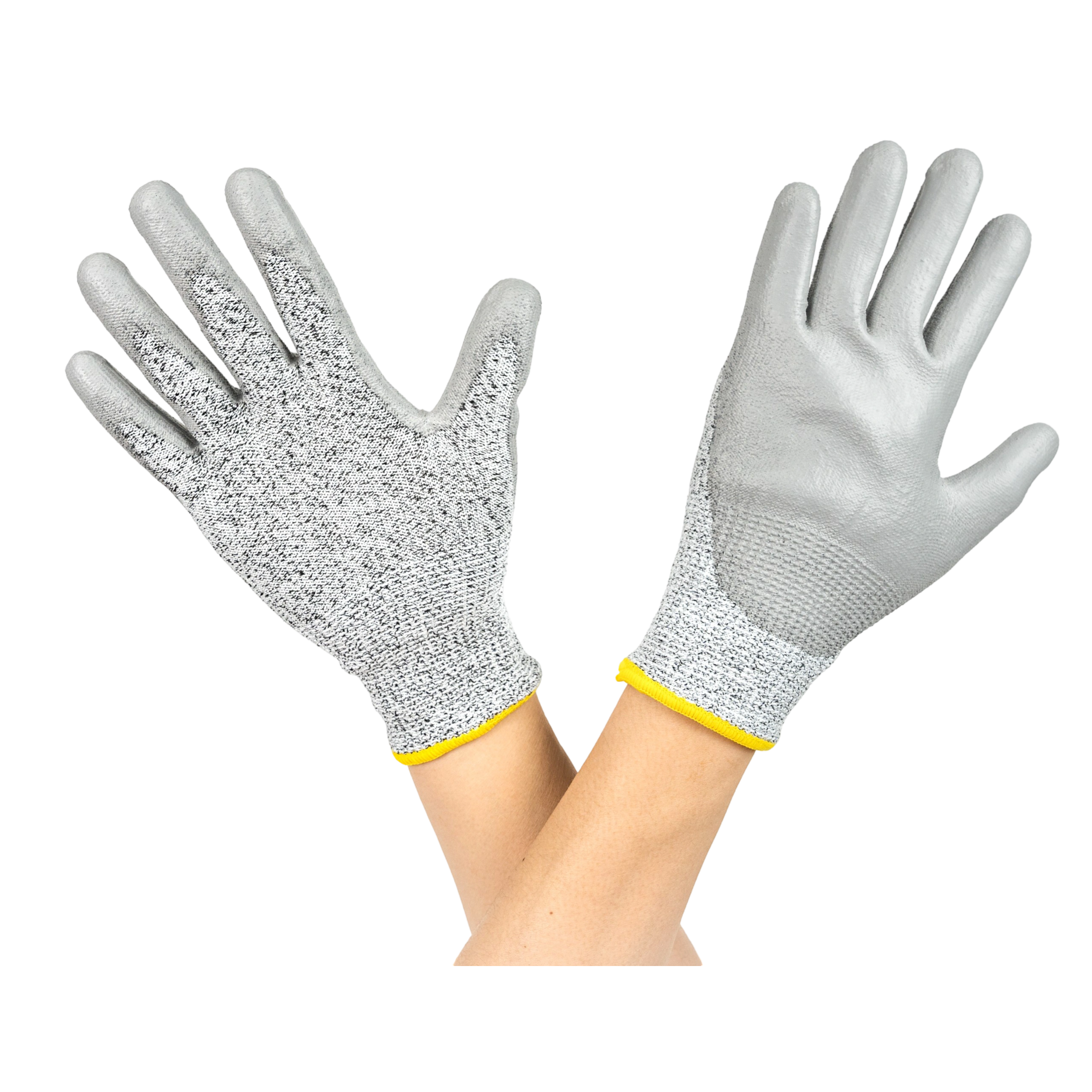 Anti-static 5 anti-cutting PU coated gloves