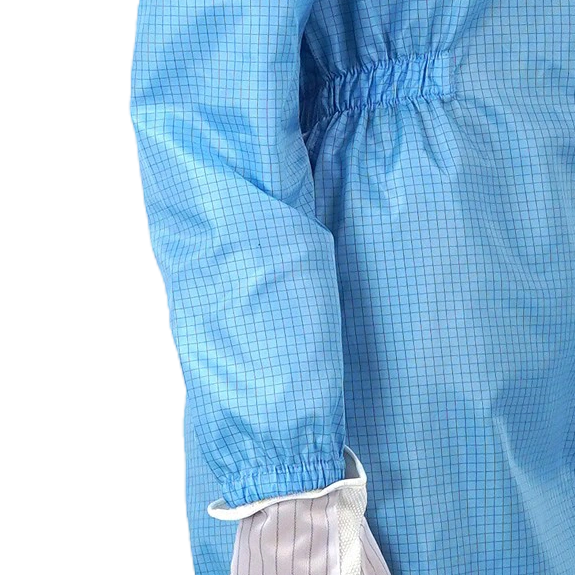 Front Zipper ESD static work clothes Hooded Onesie Clean room jumpsuit