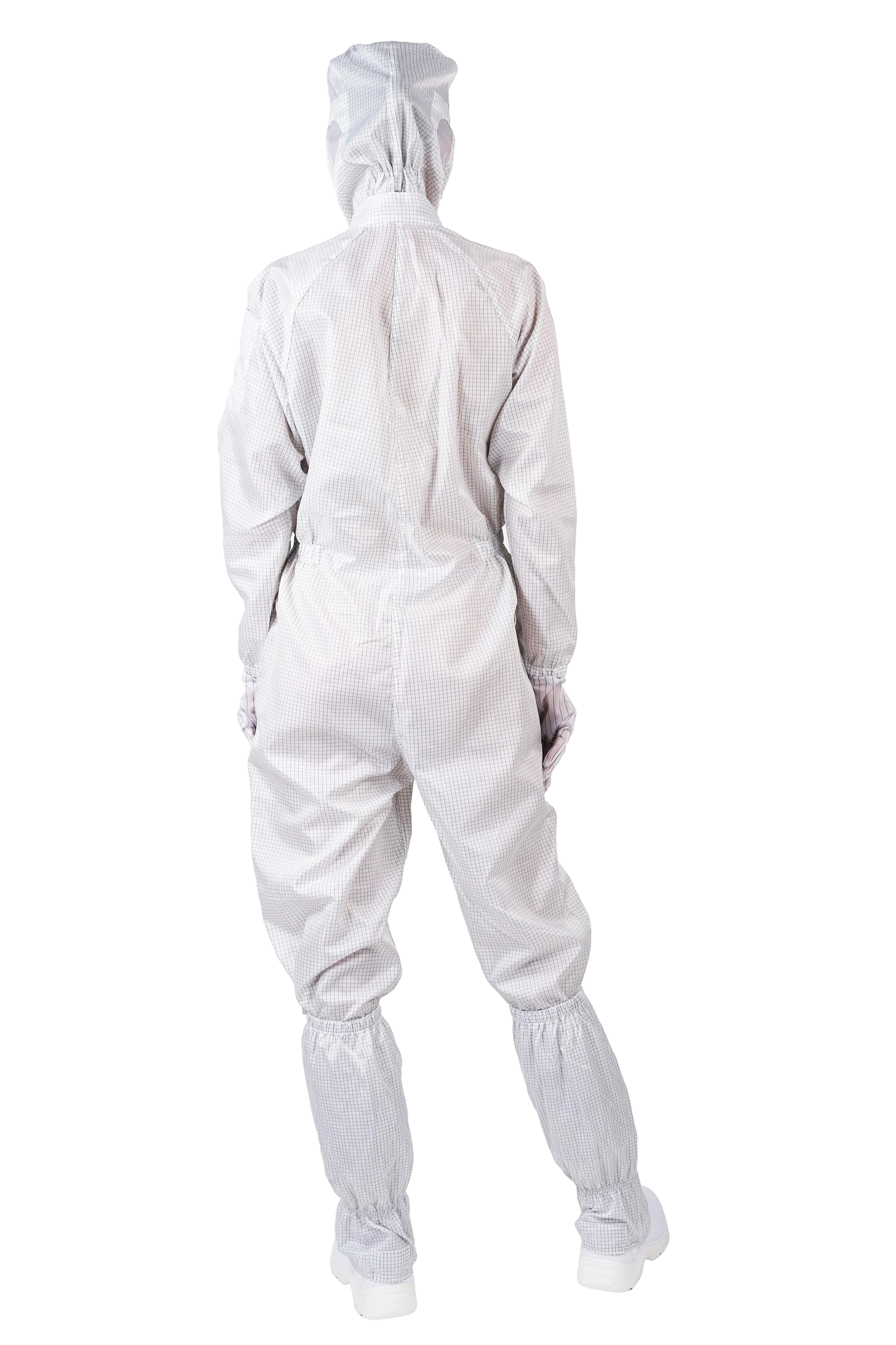 Front Zipper ESD static work clothes Hooded Onesie Clean room jumpsuit