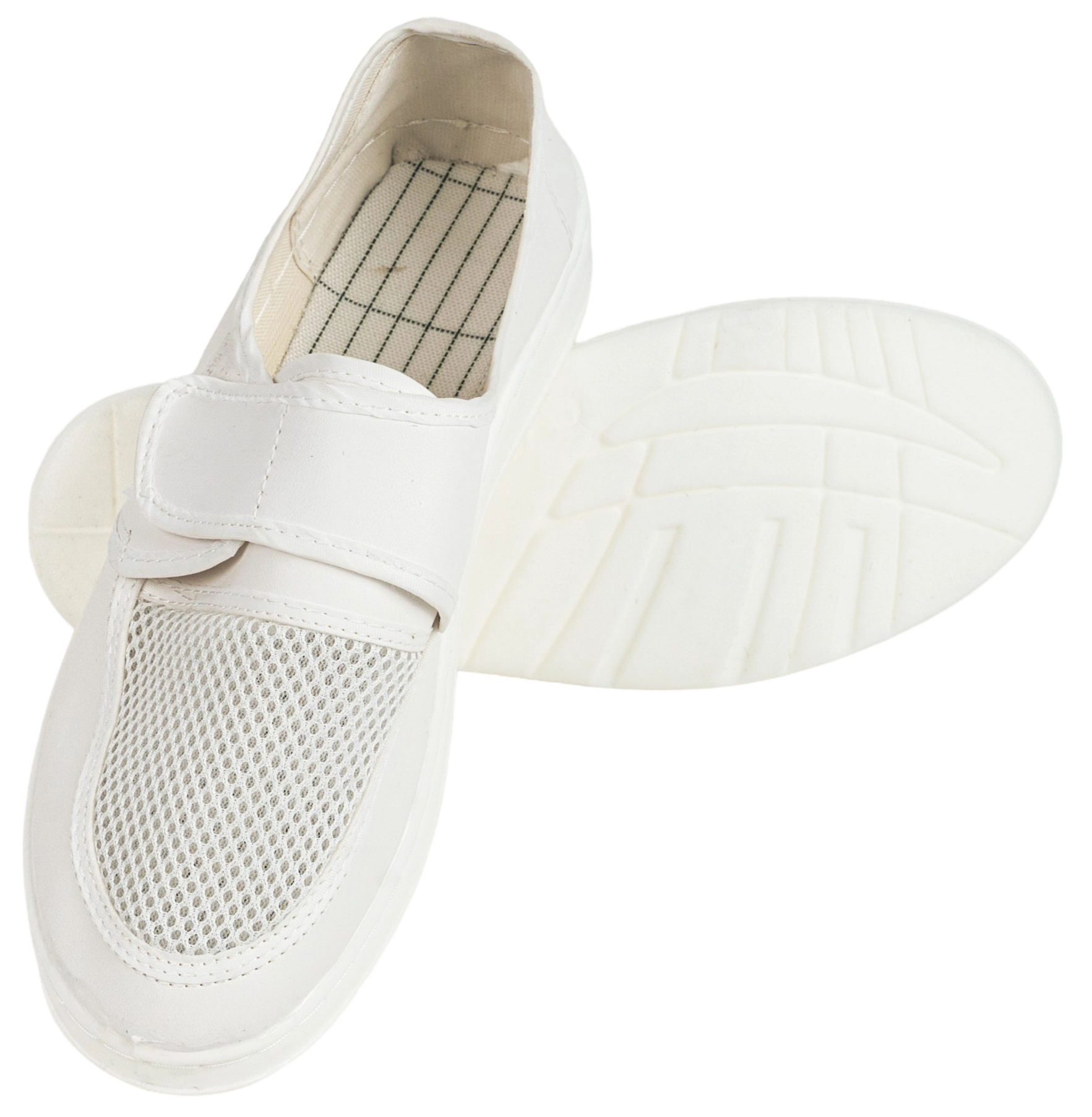 PU sole anti-static mesh shoes