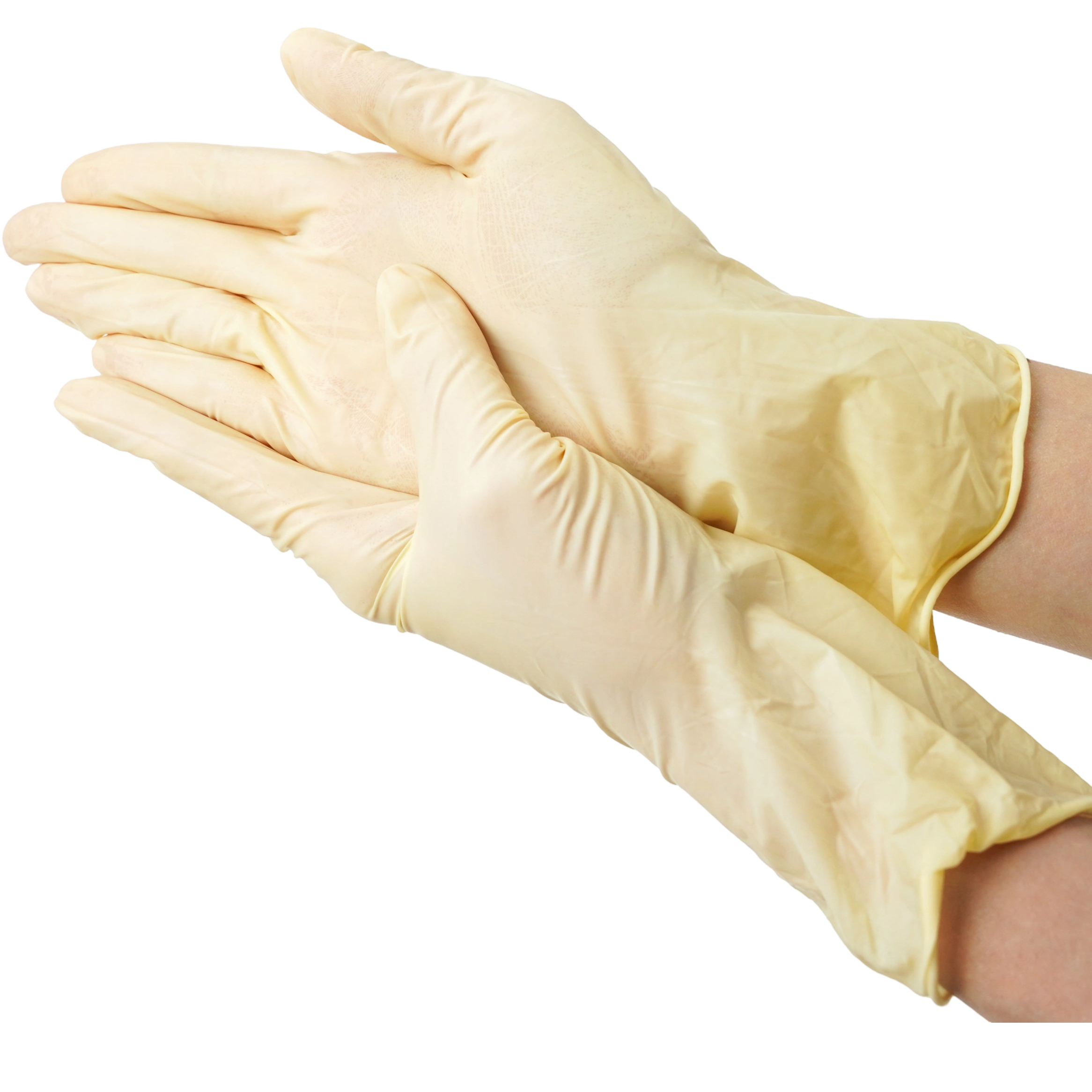 Clean room latex gloves 12-inch disposable protective gloves